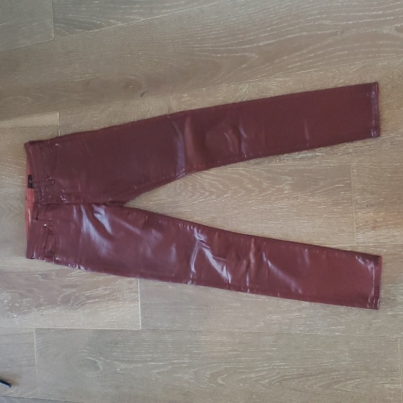 AG The Farrah skinny ankle leather jeans - Picture 2 of 4